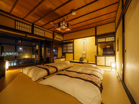 Main bed room at night time