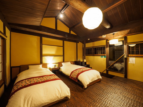 Main bed room at night time